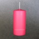 12cm x 6cm Cerise Pink Pillar Candles